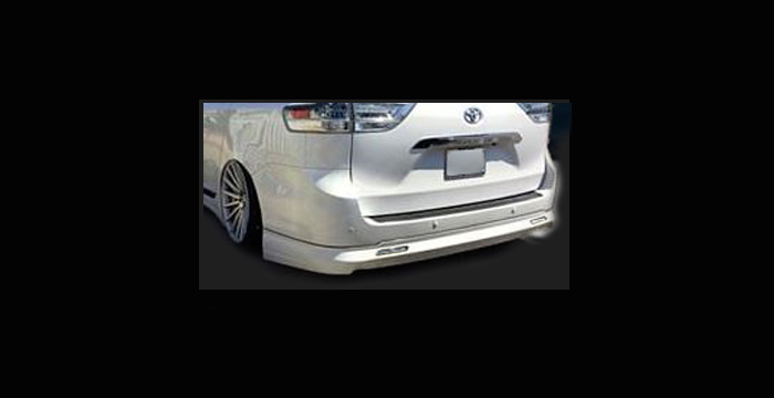 Custom Toyota Sienna  Mini Van Rear Lip/Diffuser (2011 - 2019) - $325.00 (Part #TY-012-RA)